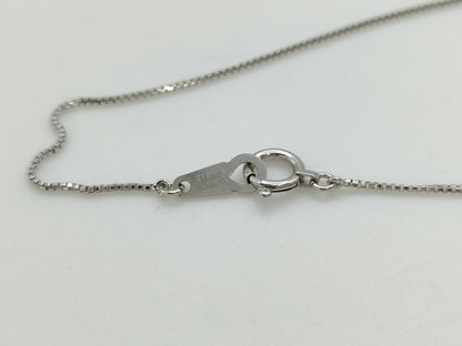 Vendome Aoyama Pearl Diameter Approx. 6.4mm Transparent Stone K18WG 3.2g Necklace 