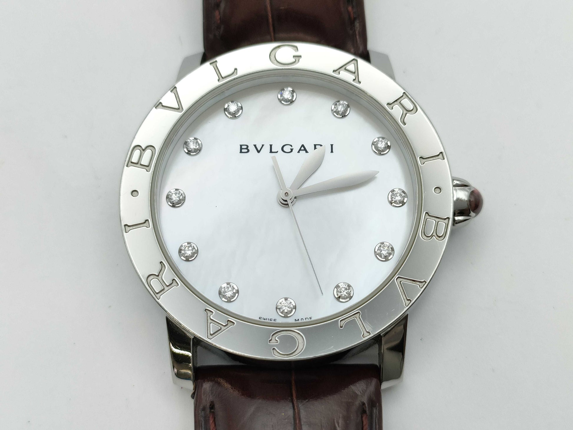 BVLGARI BBL37S PO5766 Automatic Shell Dial Women's Watch