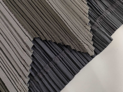 ISSEY MIYAKE Pleats Please Wide-leg Gaucho Pants, All-Over Print, Polyester, Gray, Size 3