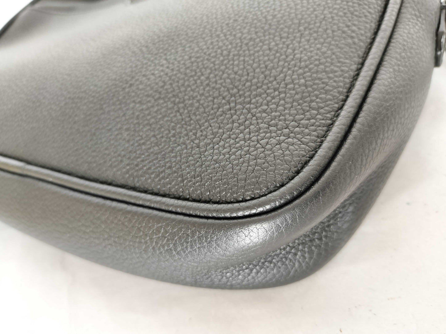 FENDI Leather Shoulder Bag Black Shoulder Bag