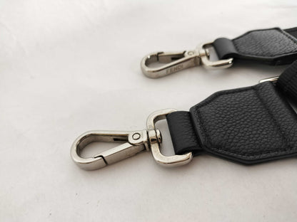 FENDI Leather Shoulder Bag Black Shoulder Bag