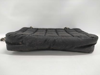 CHANEL Chocobar Chain Shoulder Bag