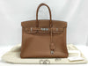 CHANEL Hermès Birkin 35 Brown with Silver Hardware, Large Handbag