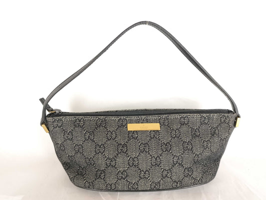 GUCCI GG Canvas Handbag Black