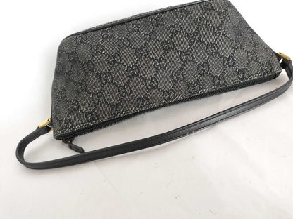GUCCI GG Canvas Handbag Black