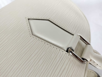 LOUIS VUITTON Epi Jasmine White Handbag
