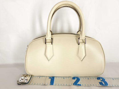 LOUIS VUITTON Epi Jasmine White Handbag