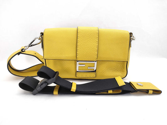 FENDI Yellow Shoulder Bag