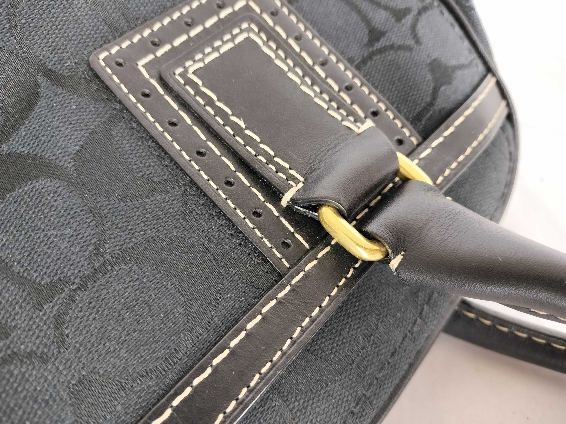 COACH Signature Coach Signature Handbag Black Handbag