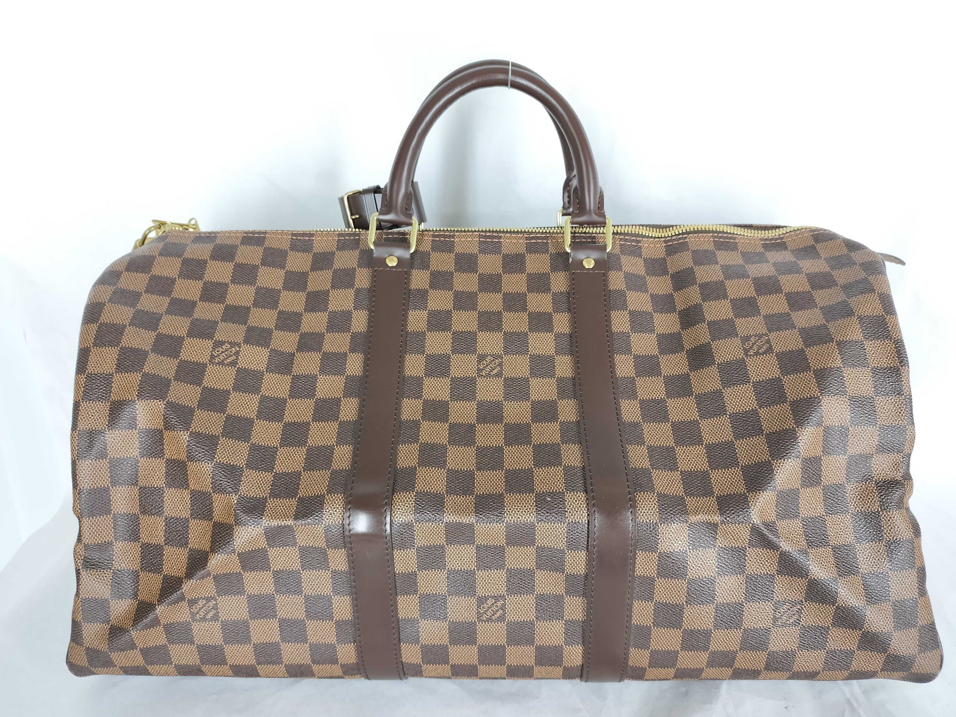 LOUIS VUITTON Damier Keepall 50 Boston Bag