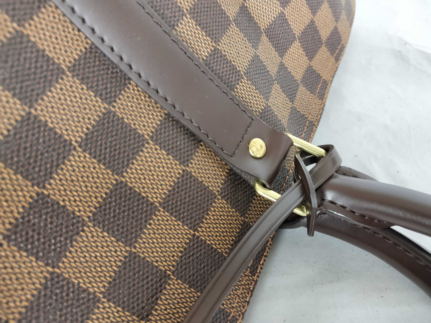 LOUIS VUITTON Damier Keepall 50 Boston Bag