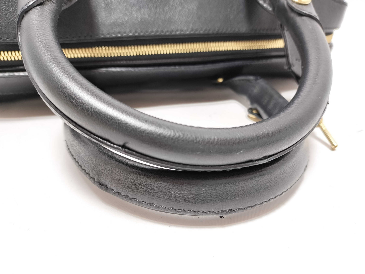 BURBERRY Leather Handbag Black Handbag