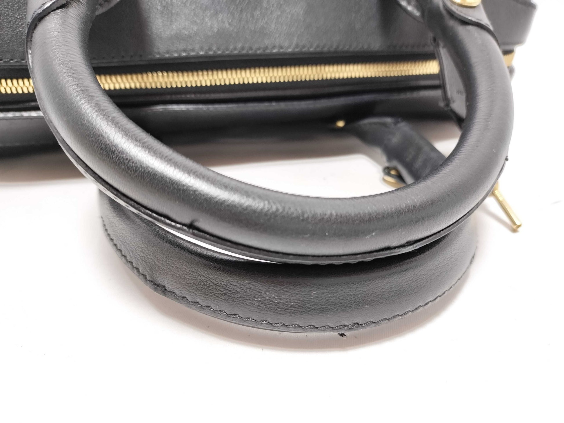 BURBERRY Leather Handbag Black Handbag