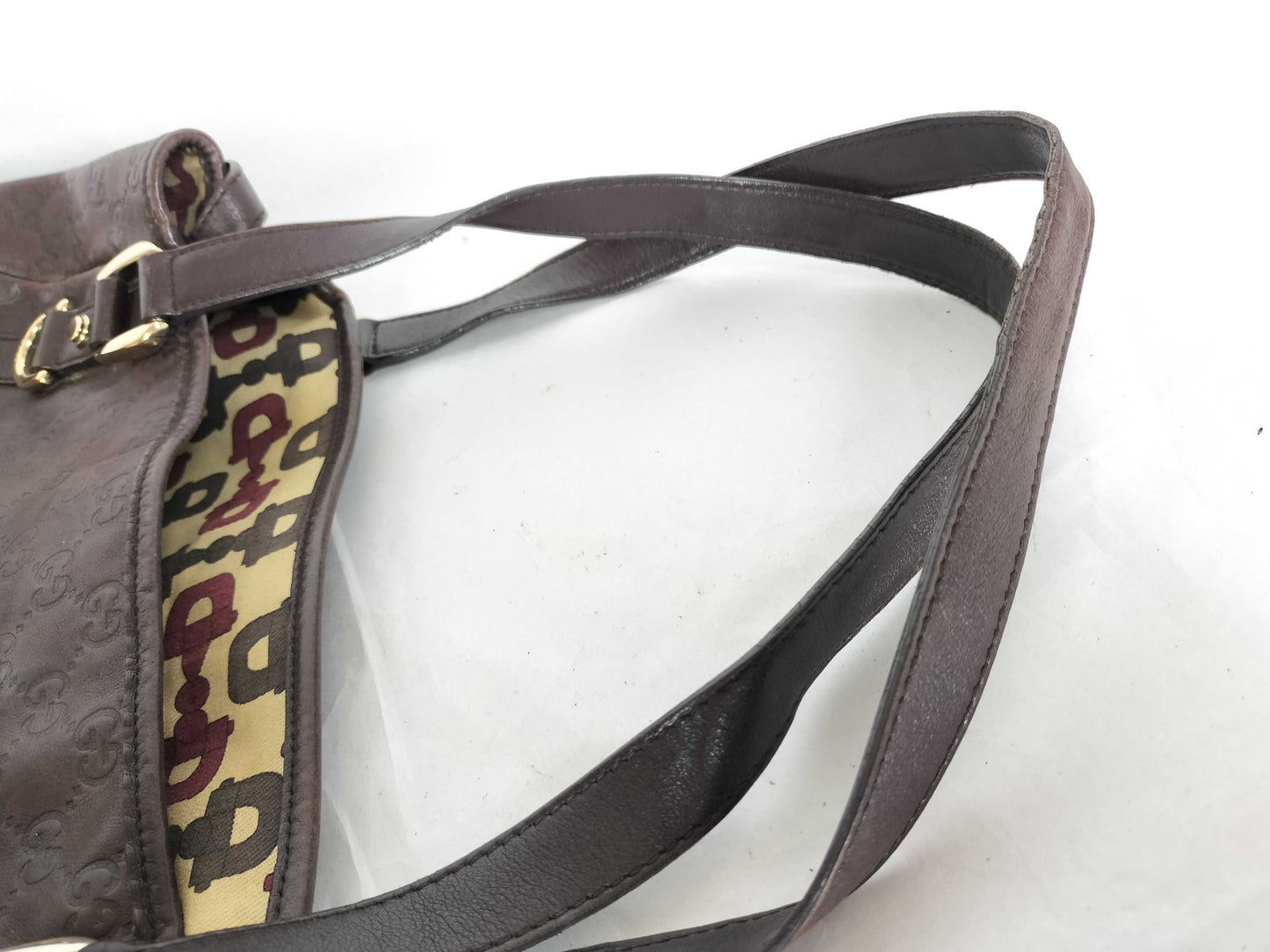 GUCCI Guccissima Guccissima Handbag Brown Handbag
