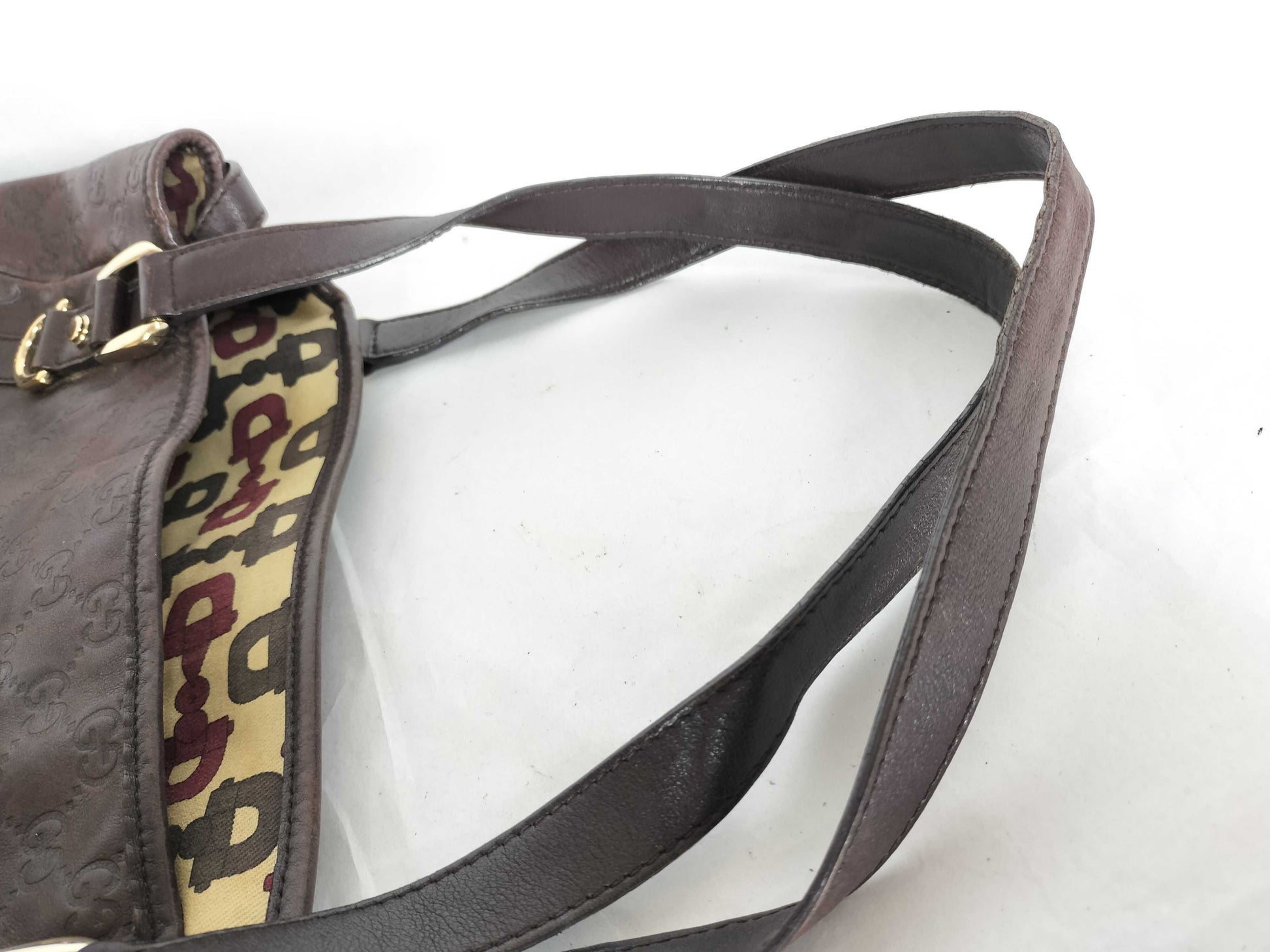 GUCCI Guccissima Guccissima Handbag Brown Handbag