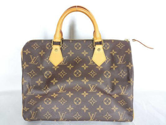 LOUIS VUITTON Monogram Speedy 35 Boston Bag