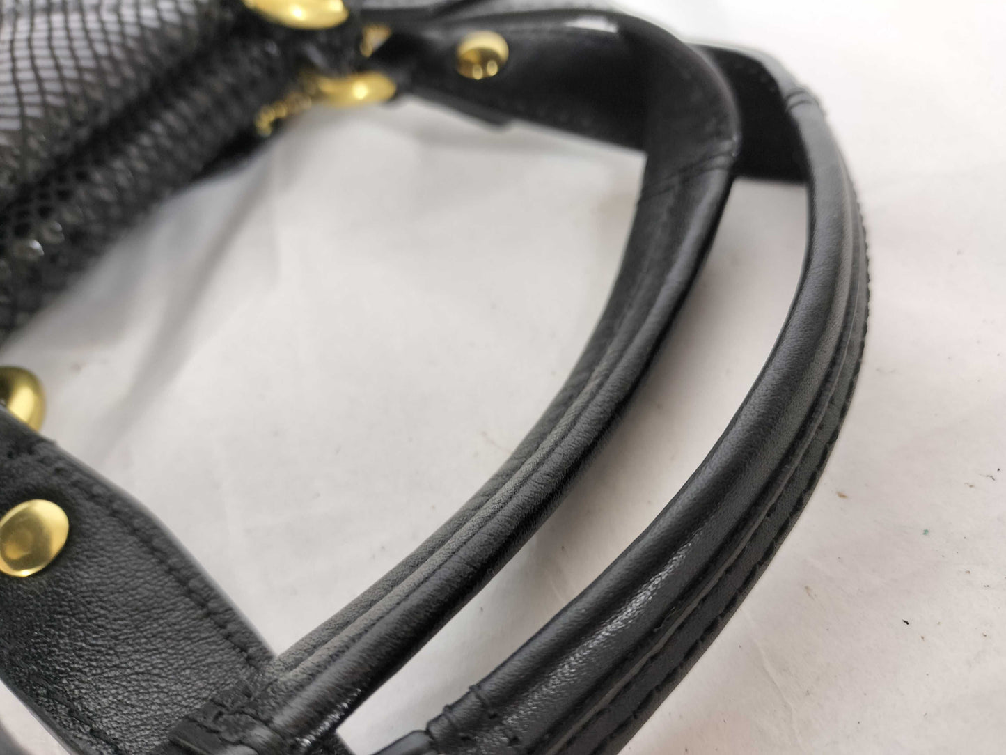 COACH Leather 2-Way Shoulder Bag, Black, Handbag