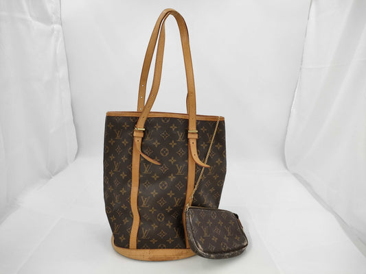 LOUIS VUITTON Vuitton Monogram Bucket GM Tote Bag