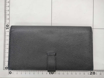 HERMES Long Wallet □P Engraved Wallet