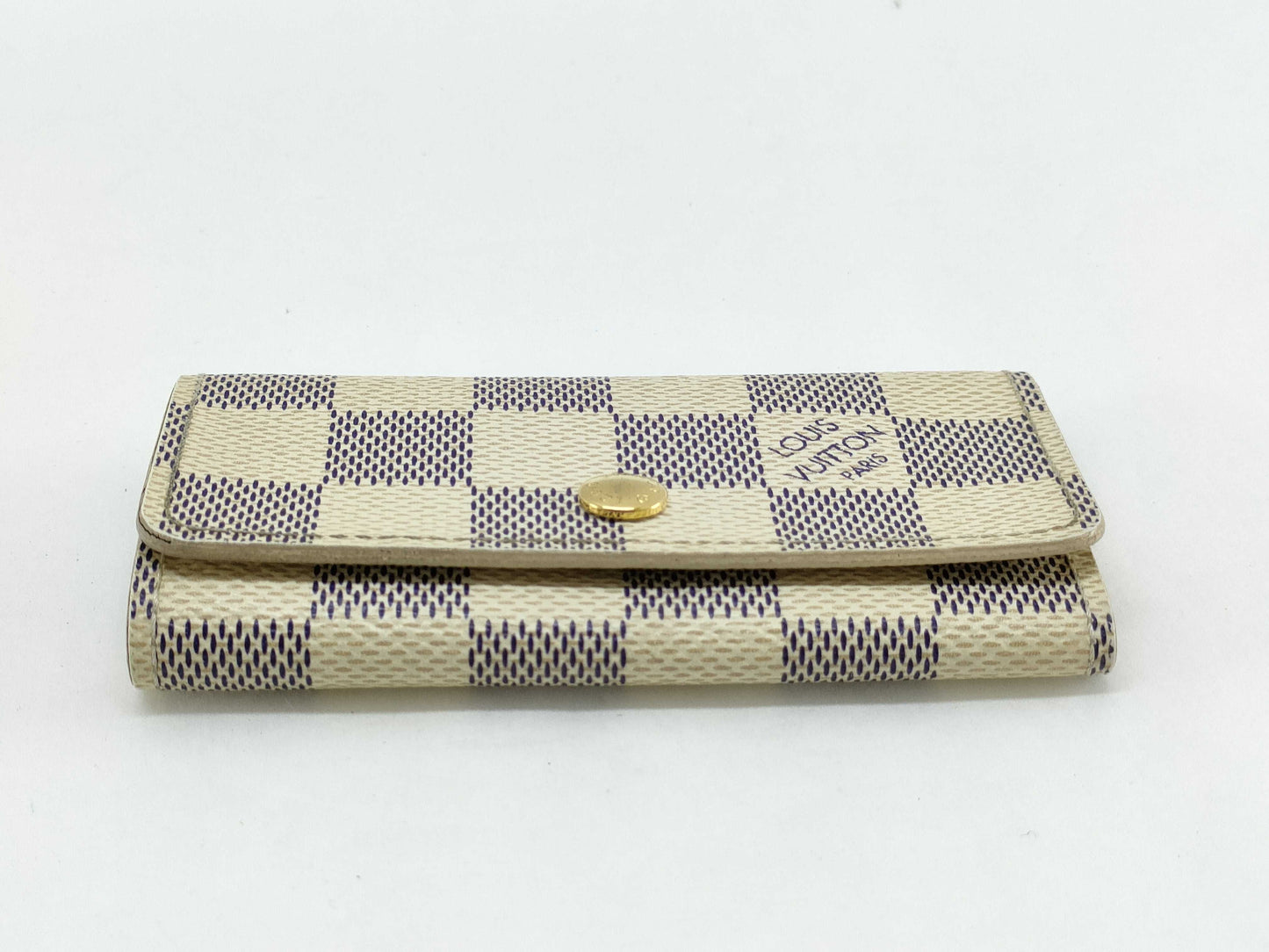 LOUIS VUITTON Damier Azur Multicle Key Case/Key Holder