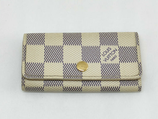 LOUIS VUITTON Damier Azur Multicle Key Case/Key Holder