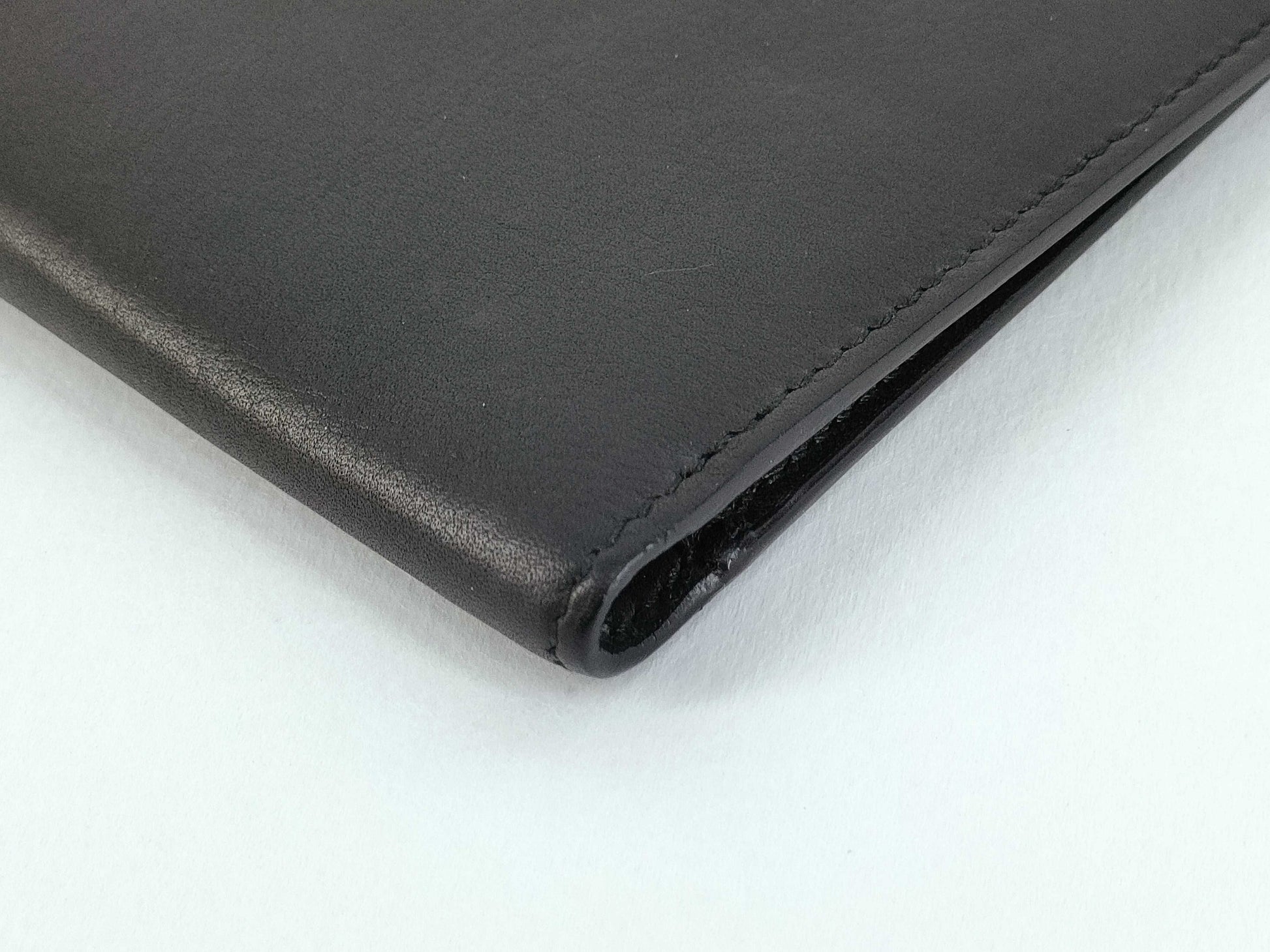 GUCCI Gucci Leather Folding Wallet Black Wallet