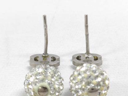 CHANEL Rhinestone Earrings
