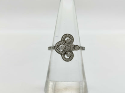 Tiffany&Co. Fleur Diamond PT950 5.2g Ring 