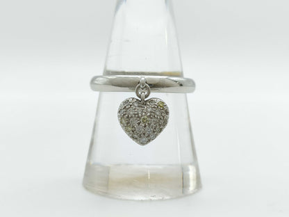 Tiffany&Co. Heart Diamond PT950 8.5g Ring 