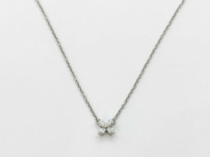 Tiffany & Co. Victoria 4PD PT950 2.3g Necklace 