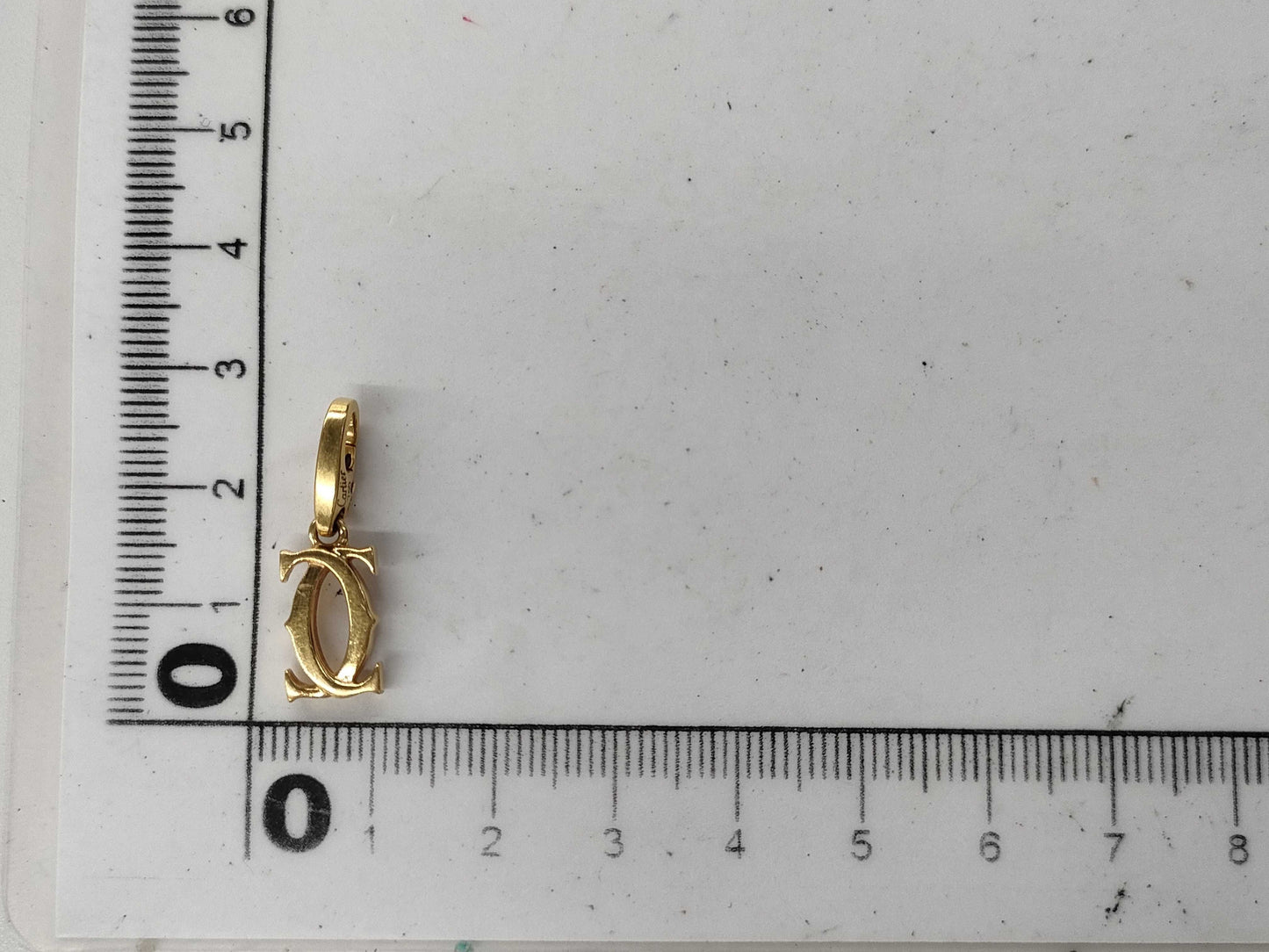 Cartier 2C YG 750 2.6g Pendant Top 