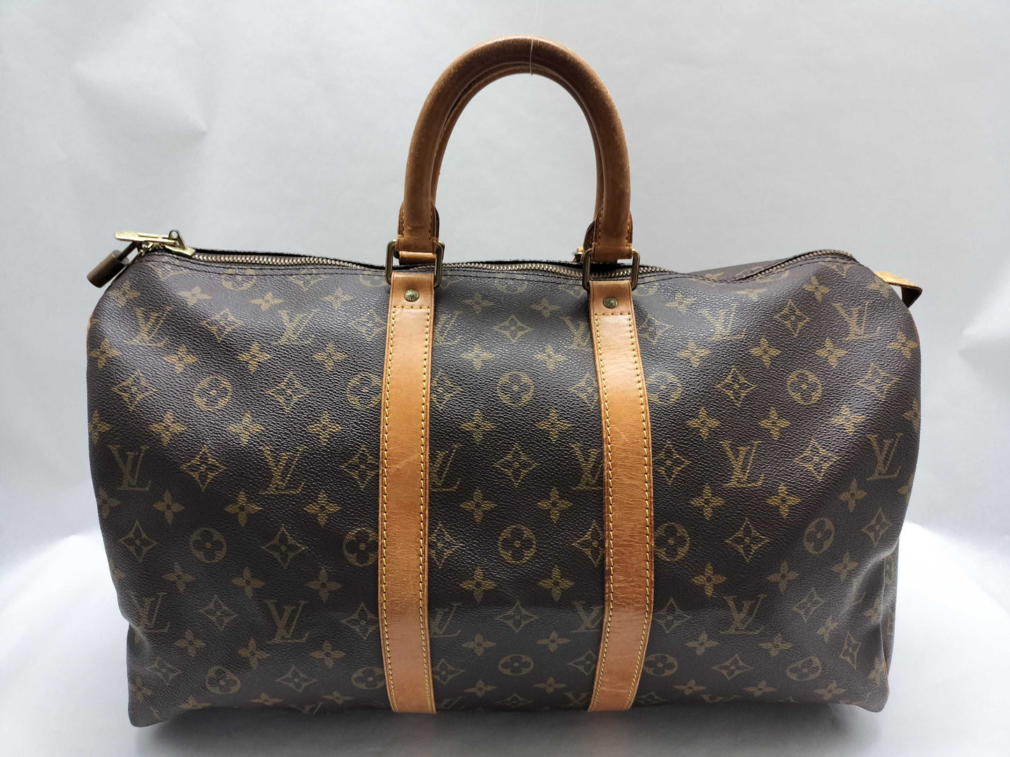 LOUIS VUITTON Monogram Keepall Boston Bag