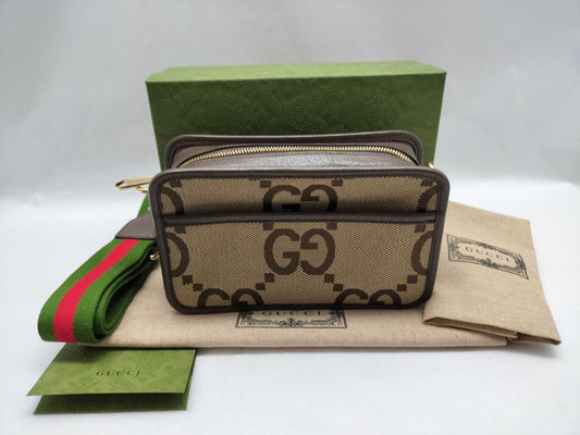 GUCCI Jumbo GG Shoulder Bag