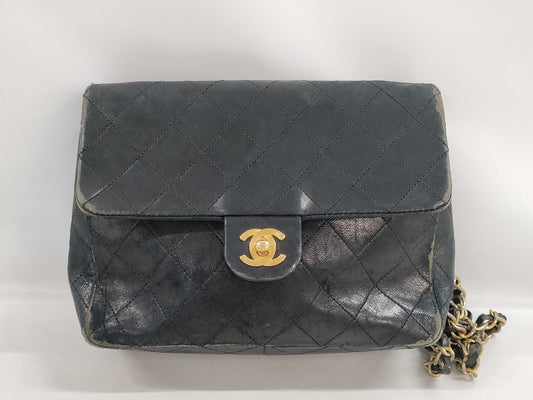CHANEL Mini Matelasse Chain Shoulder Bag