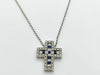 Damiani Belle Epoque Sapphire Diamond WG 750 9.9g Necklace