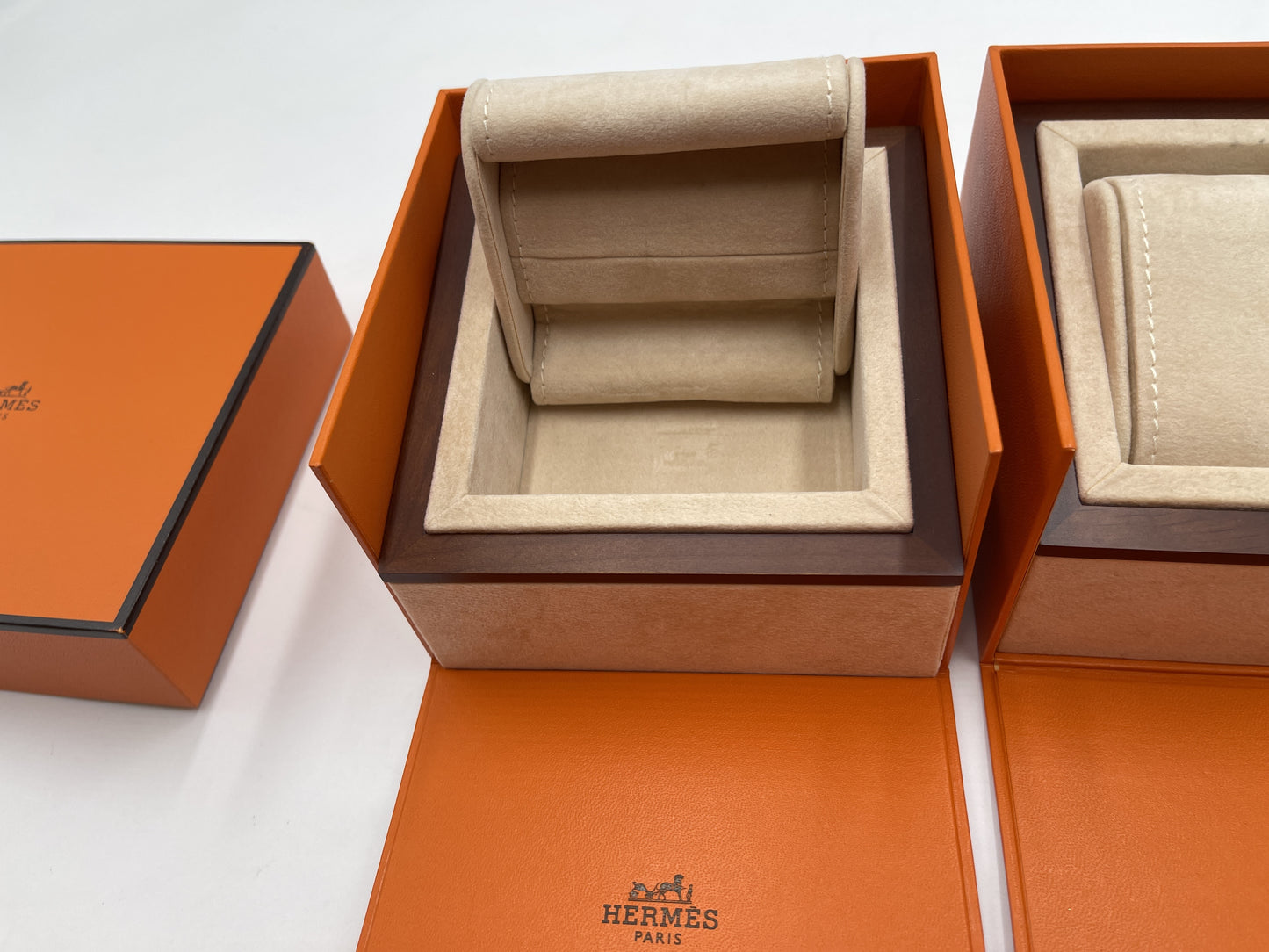 HERMES Empty Box Set of 4 Unisex