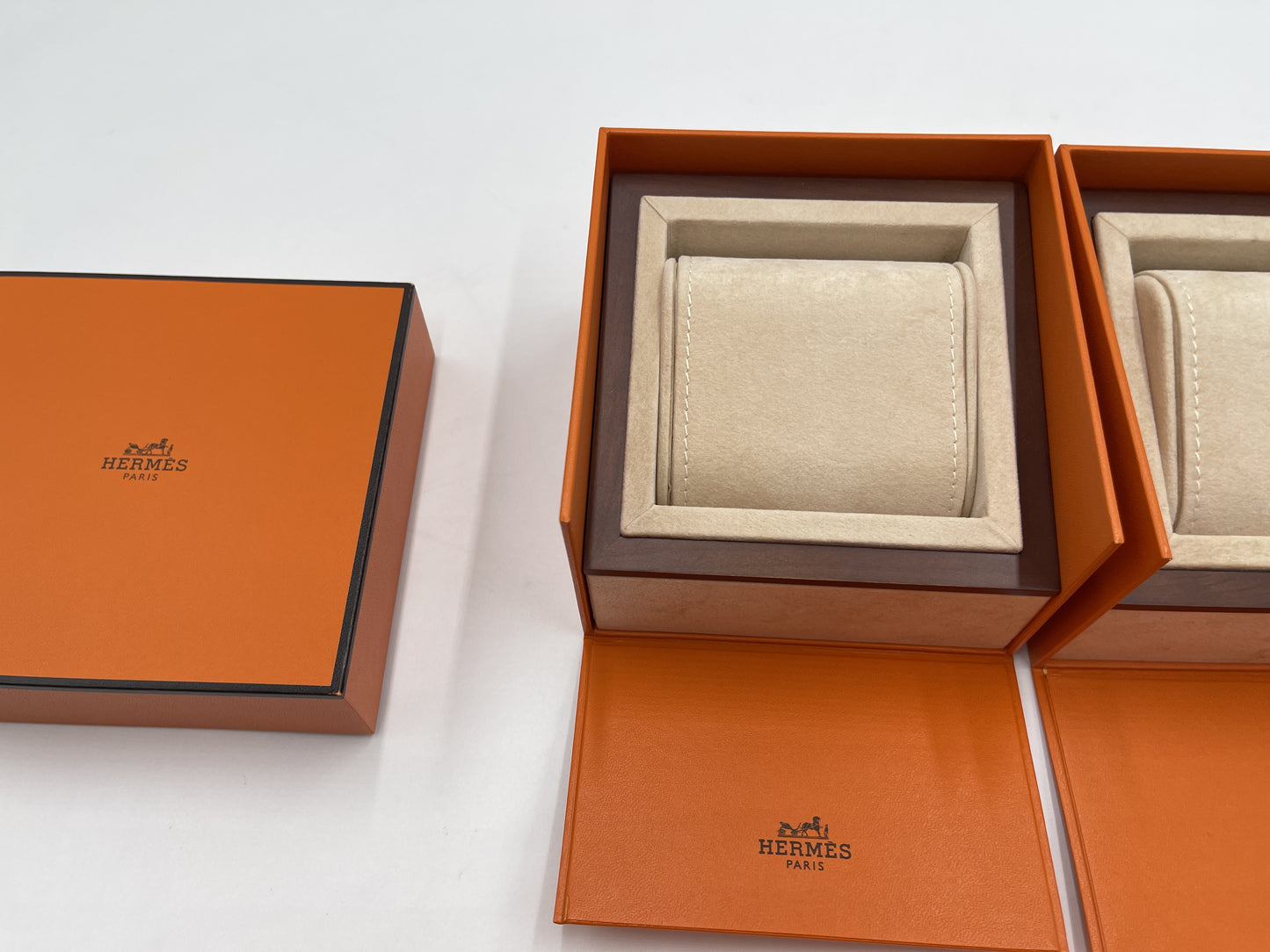 HERMES Empty Box Set of 4 Unisex