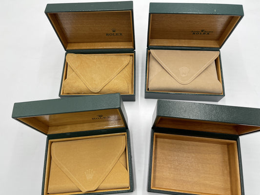 ROLEX Empty Box Set of 4 Unisex
