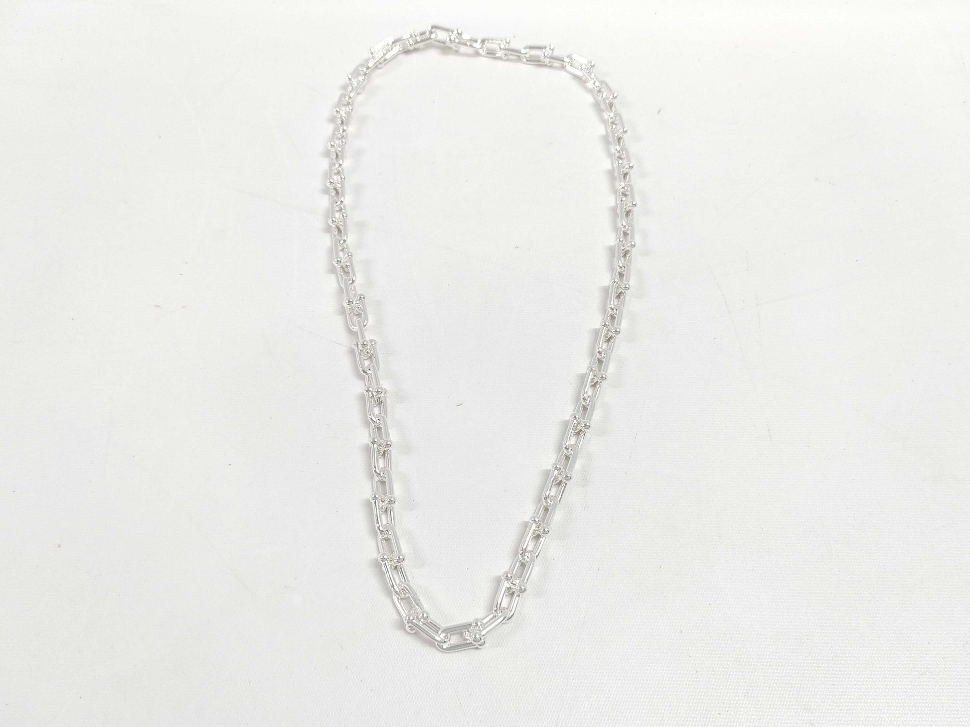 Tiffany & Co. Tiffany HardWear Small Link Necklace, Ag925, 40.6g