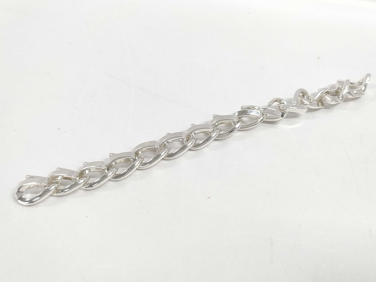 Tiffany & Co. Tiffany Forge Large Link 14-Link Bracelet, Ag925, 66.8g, Bracelet/Bangle