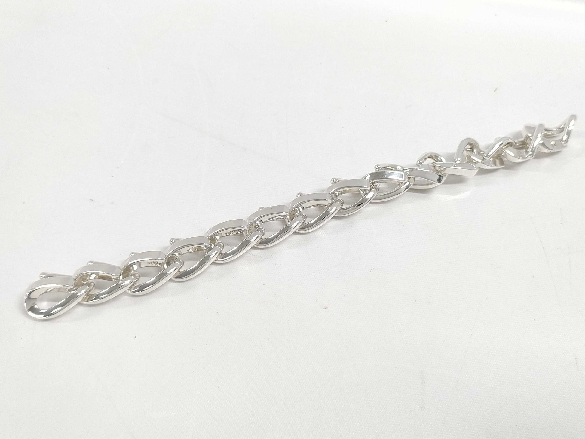 Tiffany & Co. Tiffany Forge Large Link 14-Link Bracelet, Ag925, 66.8g, Bracelet/Bangle