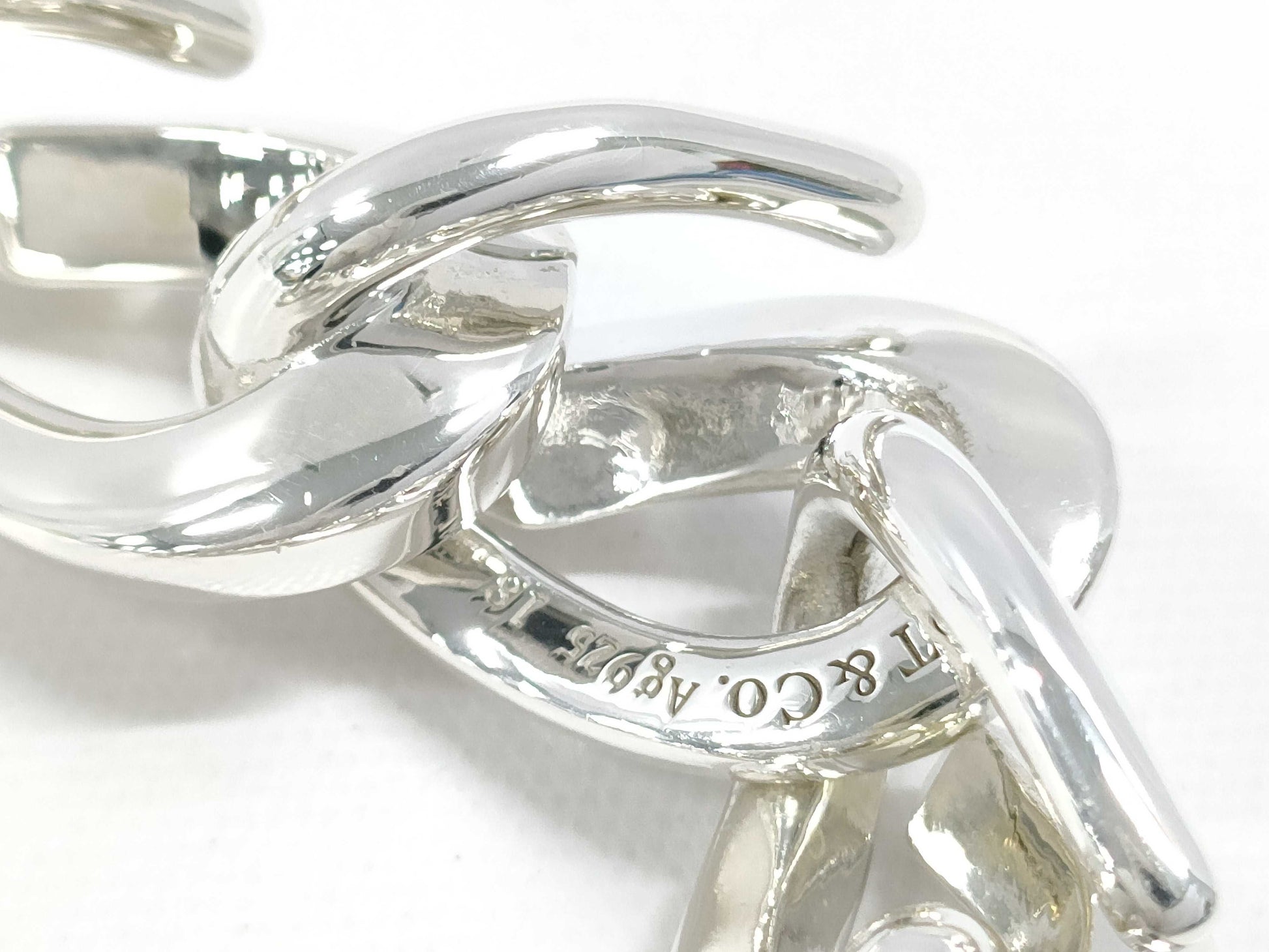 Tiffany & Co. Tiffany Forge Large Link 14-Link Bracelet, Ag925, 66.8g, Bracelet/Bangle