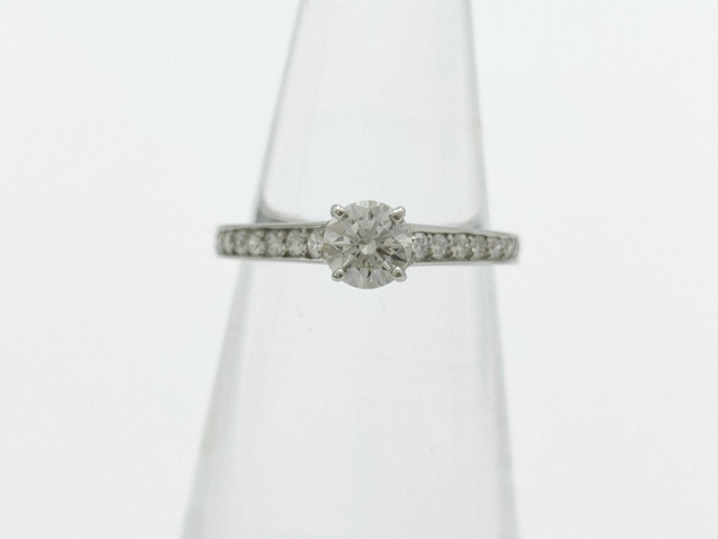 Cartier Solitaire D0.36ct #46 PT950 2.5g Ring 