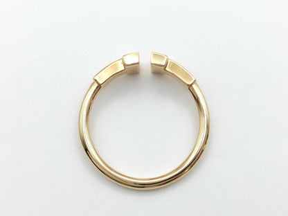 Tiffany&Co. T-Wire Diamond Au750 2.2g Ring 
