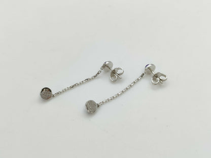 GUCCI Amethyst WG 750 2.3g Earrings 