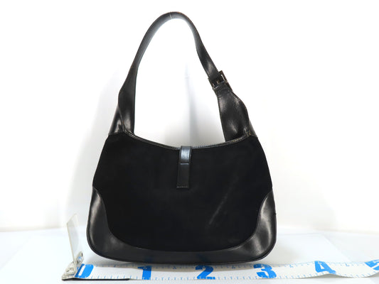 GUCCI Jackie Suede Shoulder Bag 001/3306