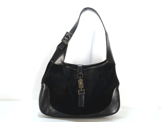 GUCCI Jackie Suede Shoulder Bag 001/3306