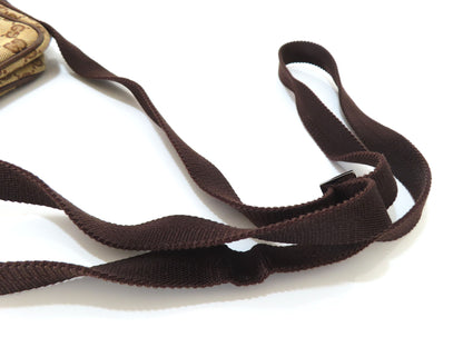 GUCCI GG Canvas GUCCI GG Canvas x Leather Shoulder Bag Shoulder Bag