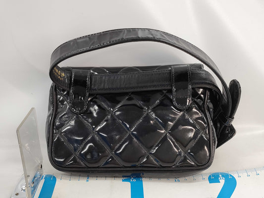 CHANEL CHANEL Matelasse Enamel Patent Leather Waist Bag with Seal
