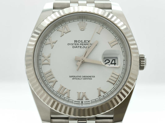 ROLEX 126334 X12Z3034 White Roman Men's Watch